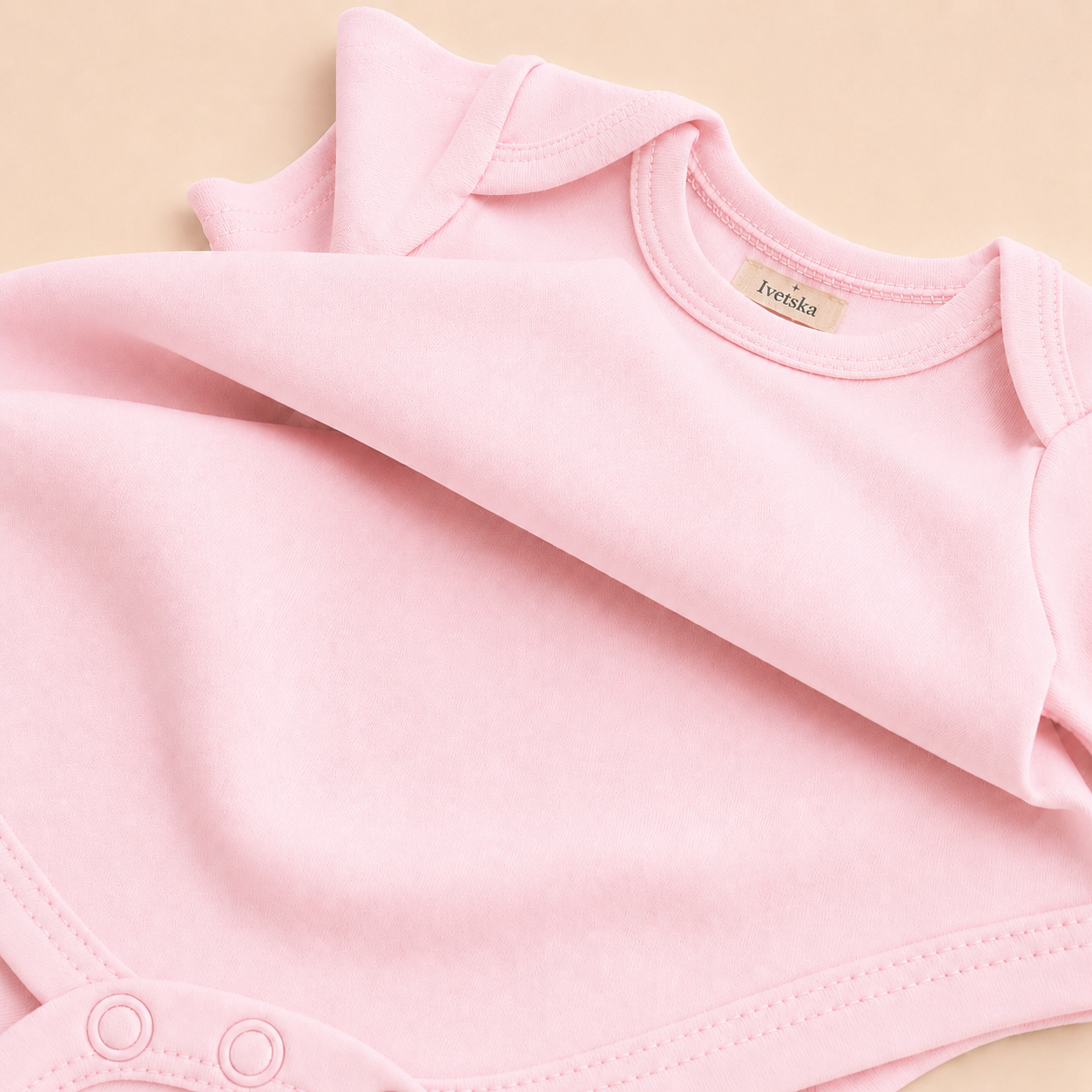 Short Sleeve Bodysuit Blush Pink