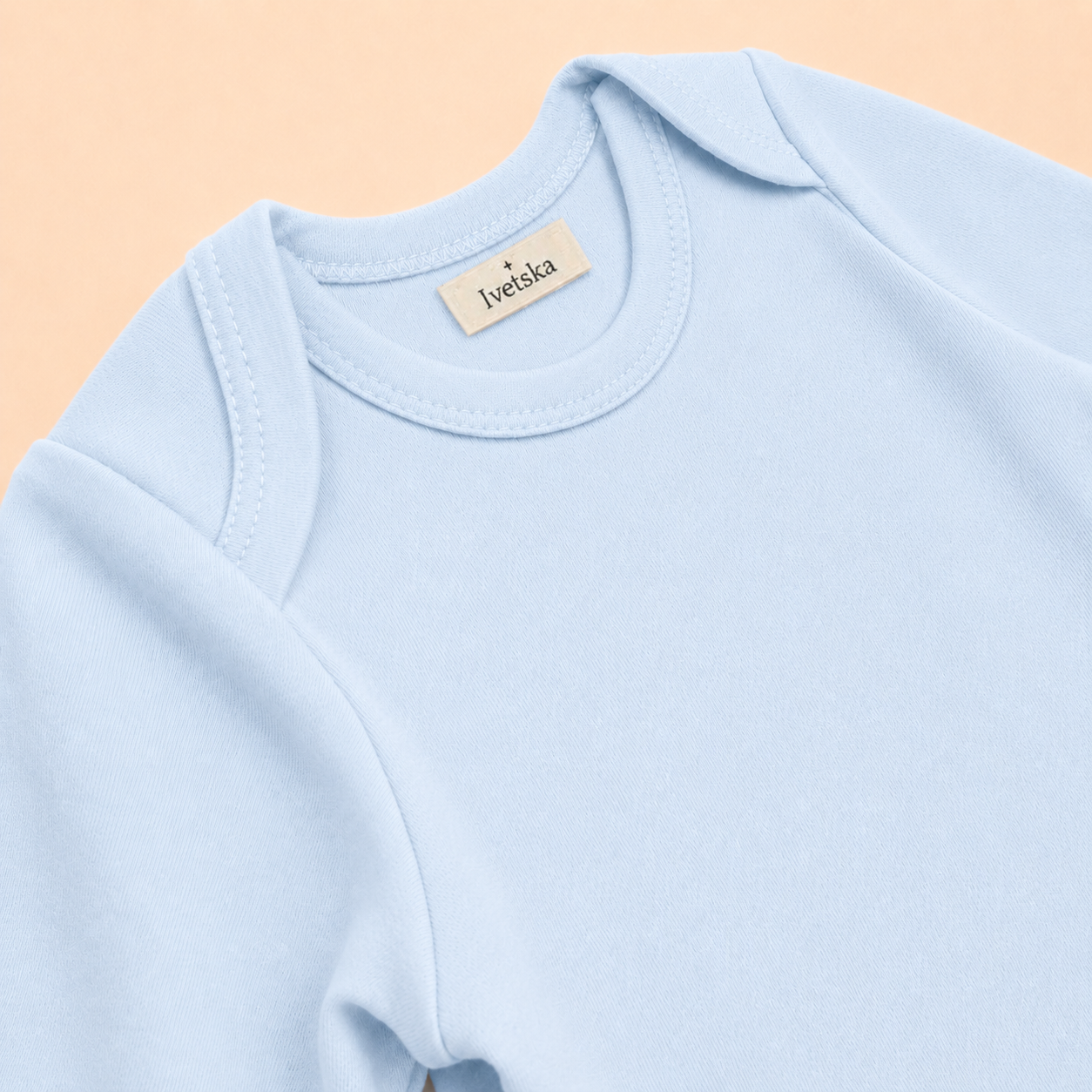 Long Sleeve Bodysuit Powder Sky