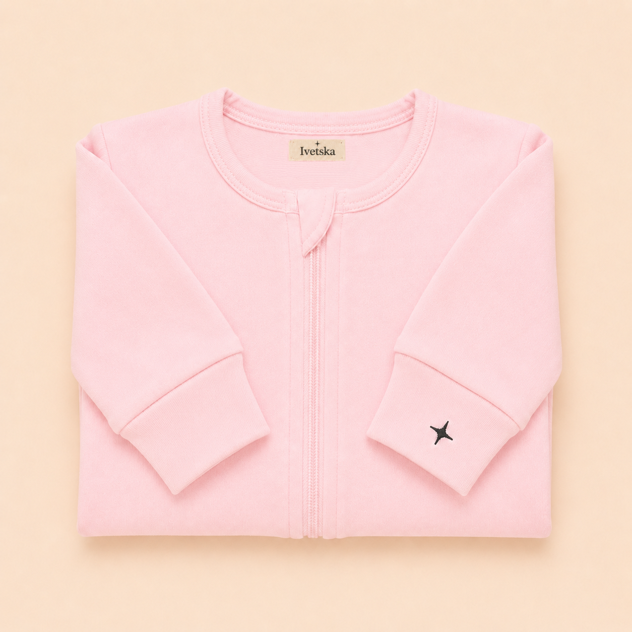 Unfooted Sleeper Blush Pink