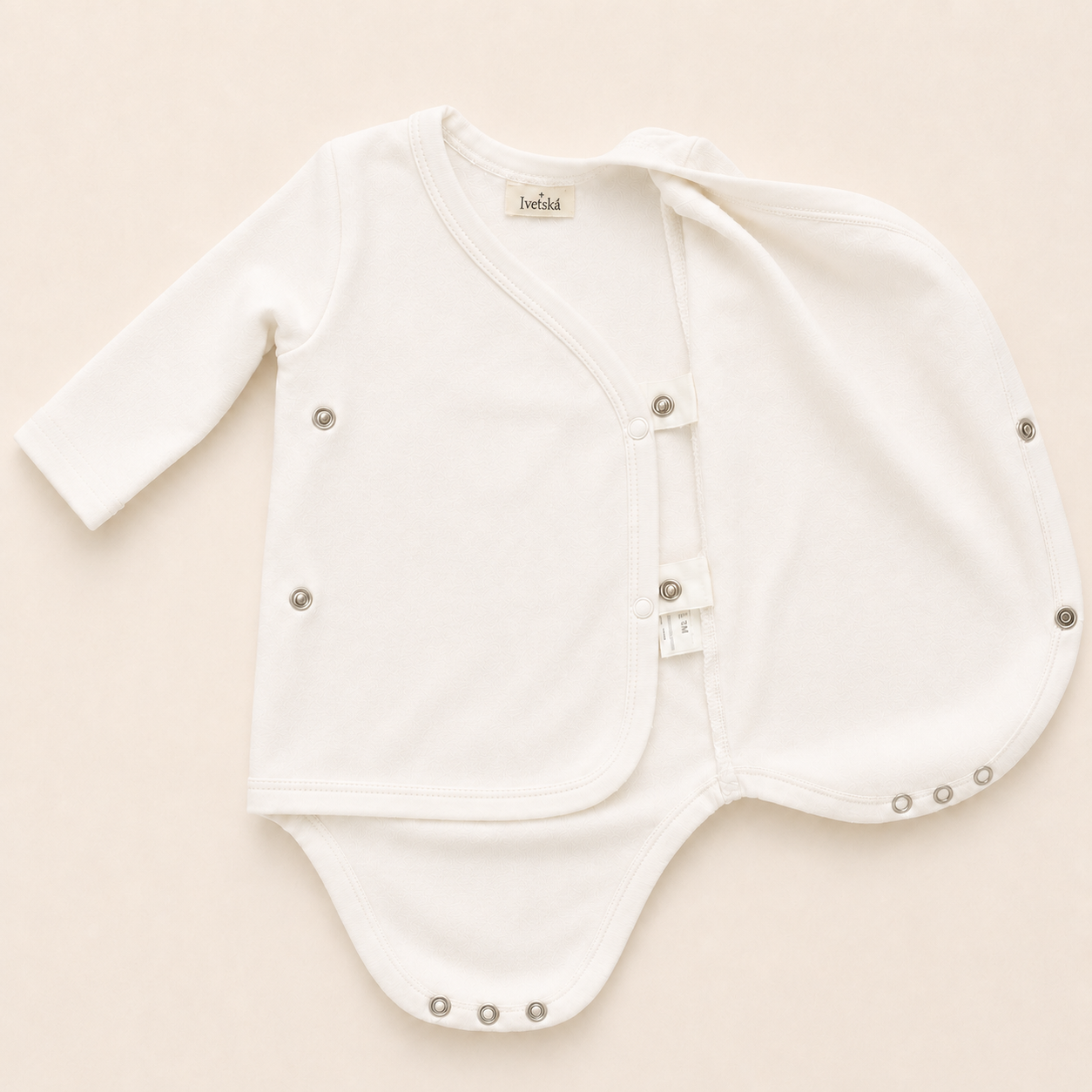 Kimono Onesie Soft White