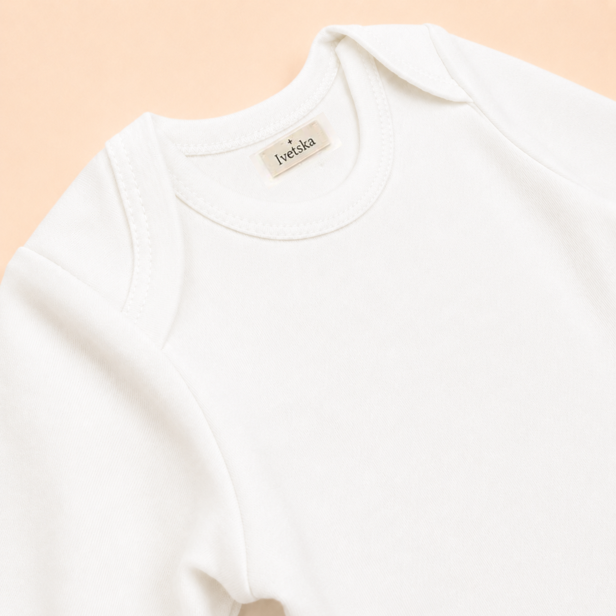 Long Sleeve Bodysuit Soft White