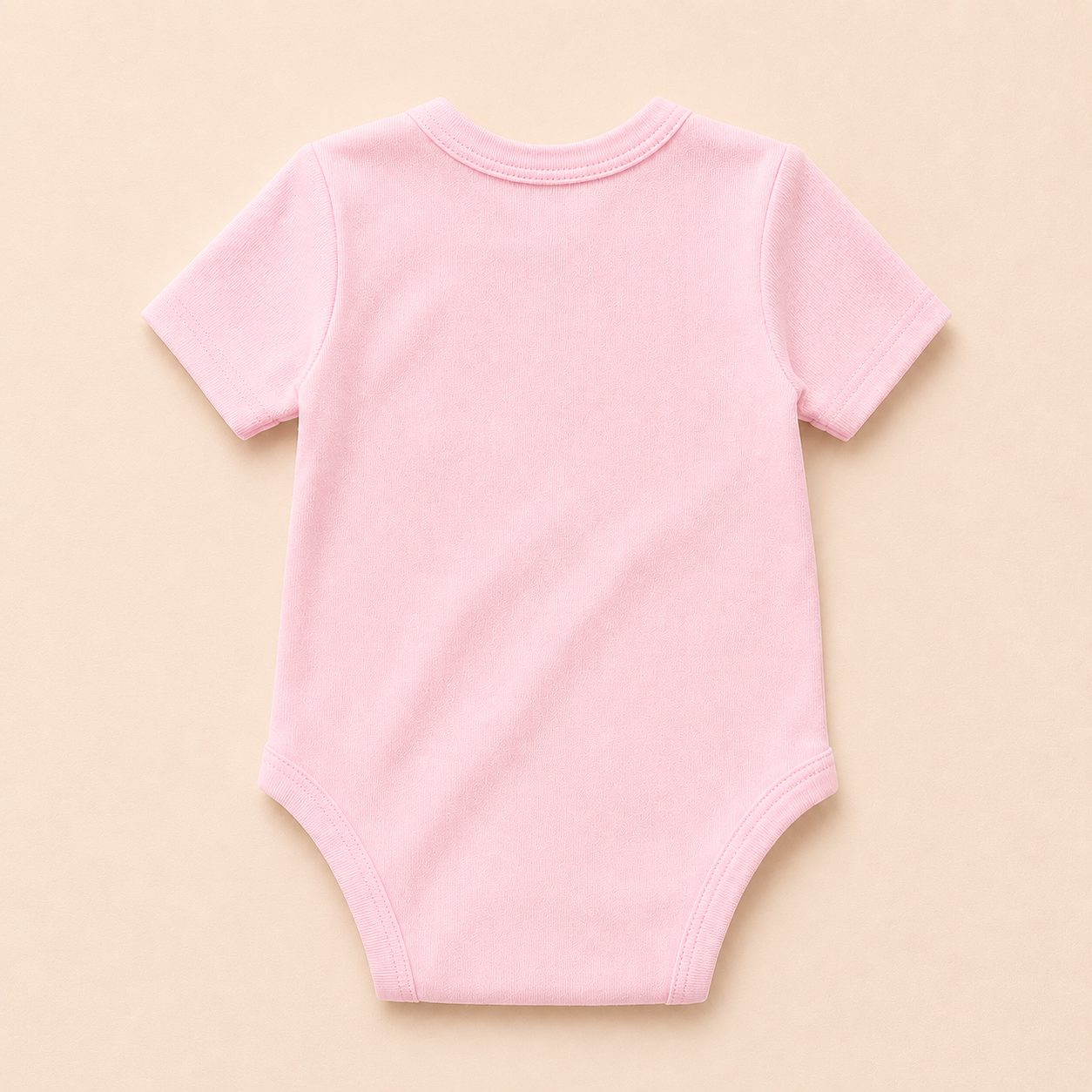 Short Sleeve Bodysuit Blush Pink
