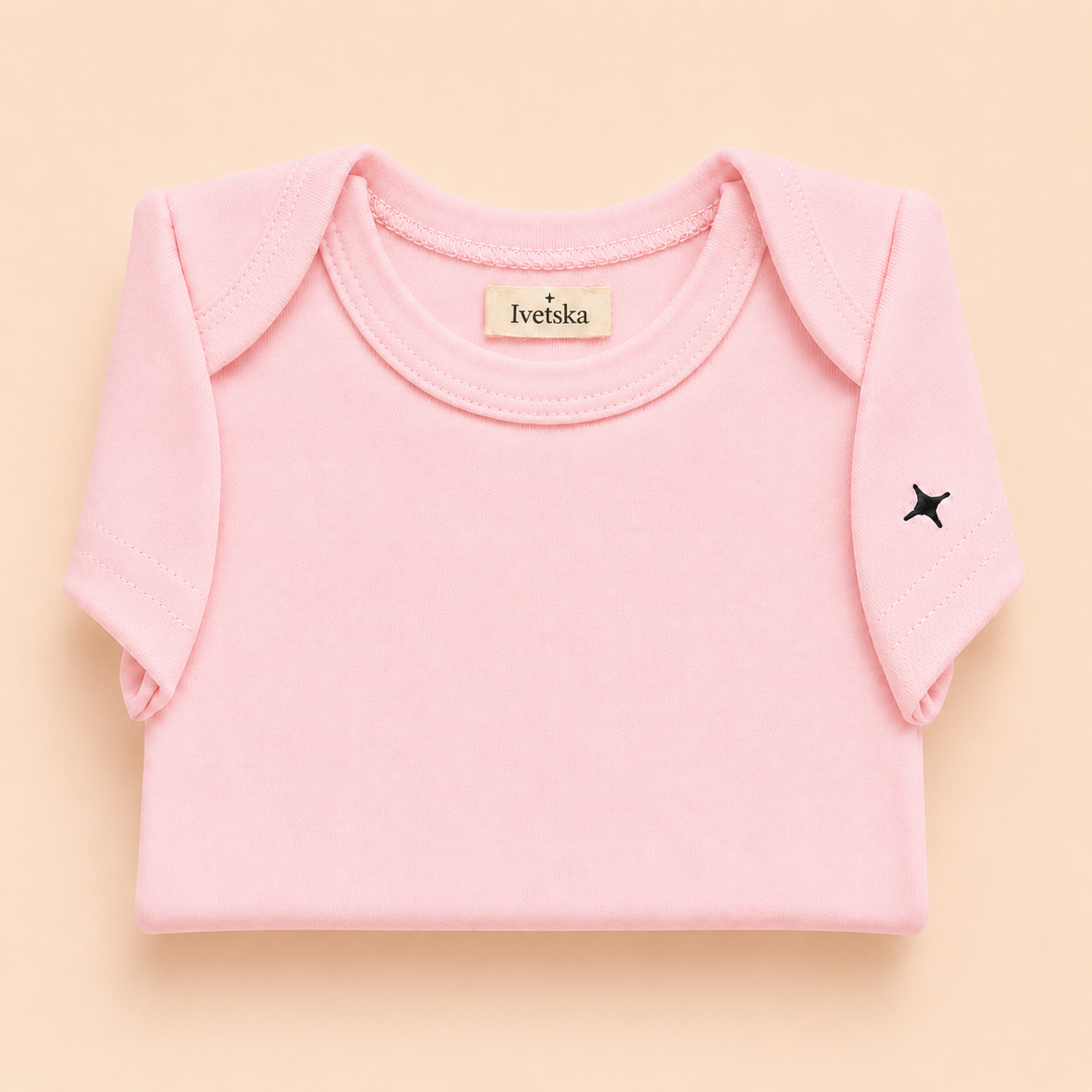 Short Sleeve Bodysuit Blush Pink