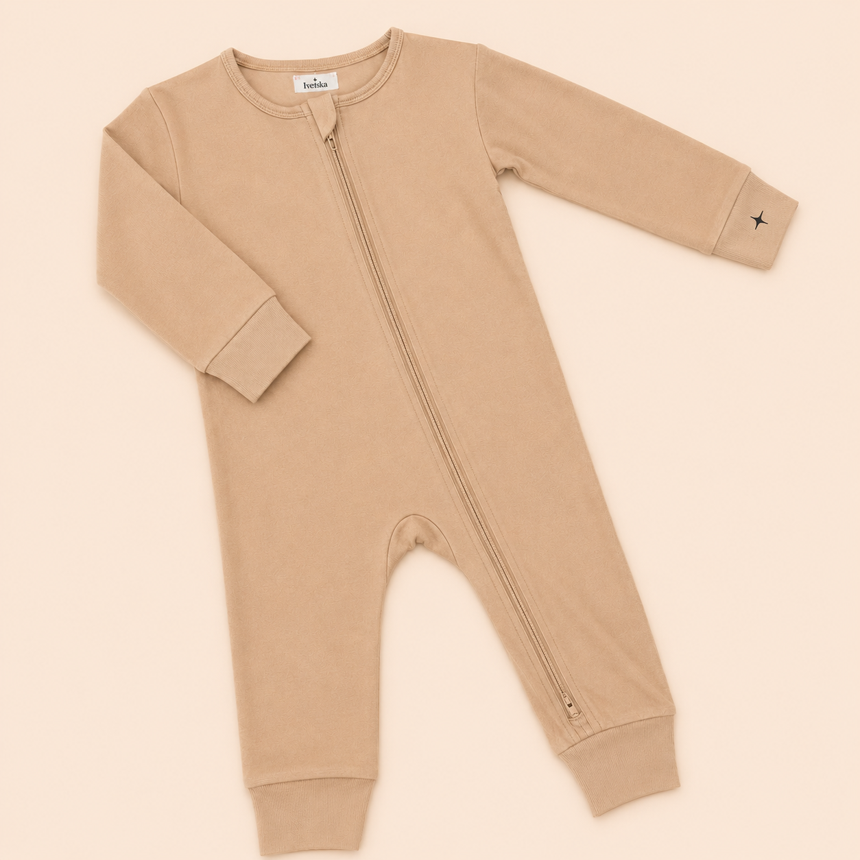 Unfooted Sleeper Almond Oat