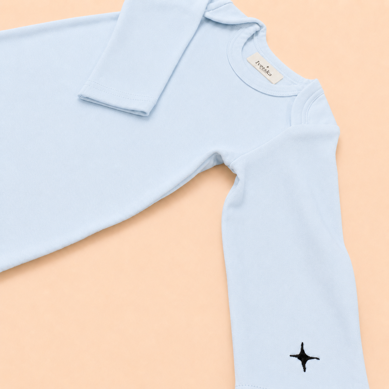 Long Sleeve Bodysuit Powder Sky