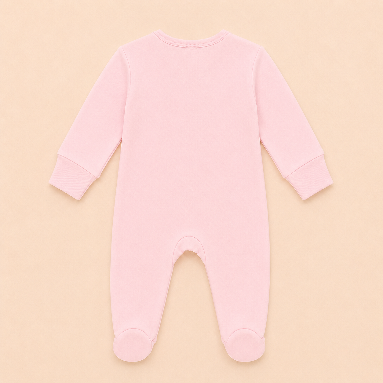 Footed Sleeper Blush Pink