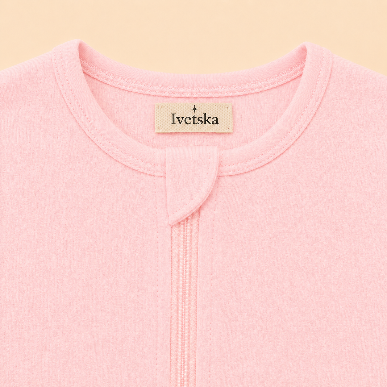 Footed Sleeper Blush Pink