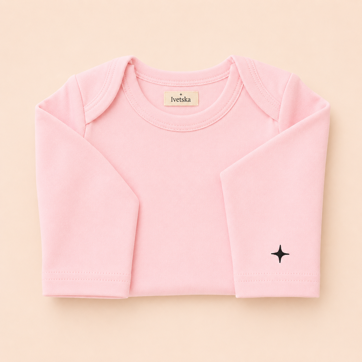 Long Sleeve Bodysuit Blush Pink