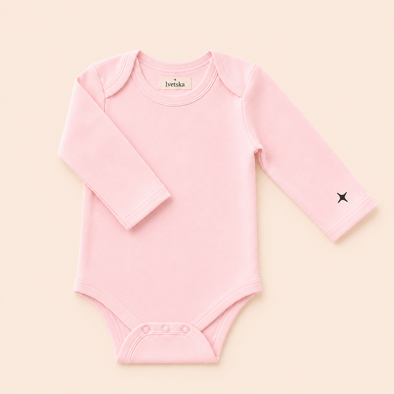 Long Sleeve Bodysuit Blush Pink