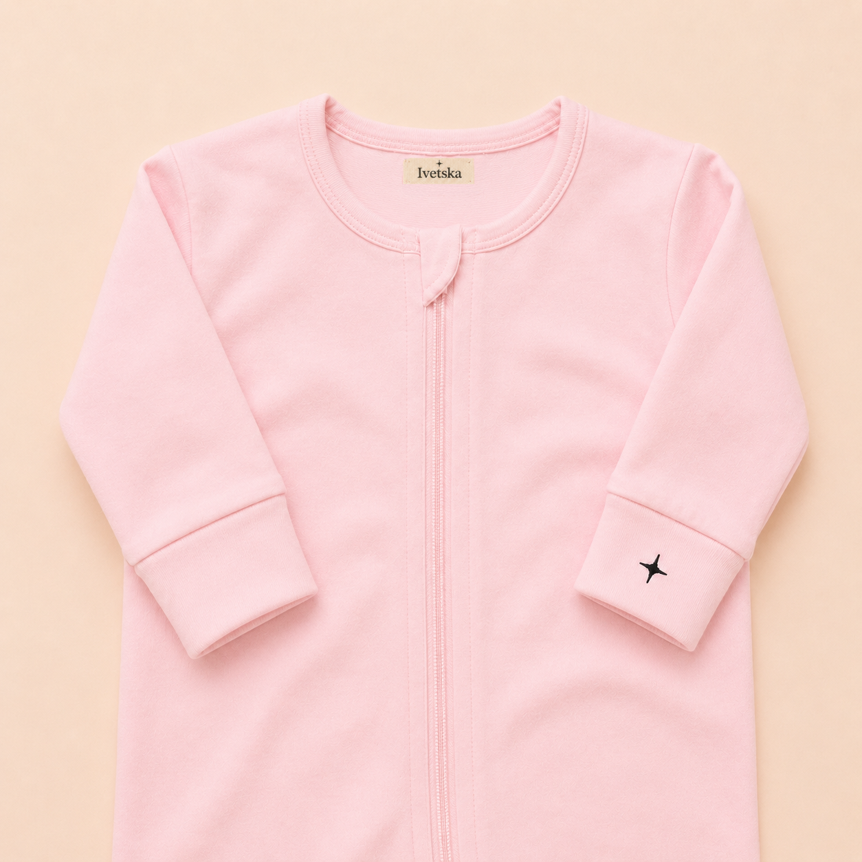 Unfooted Sleeper Blush Pink