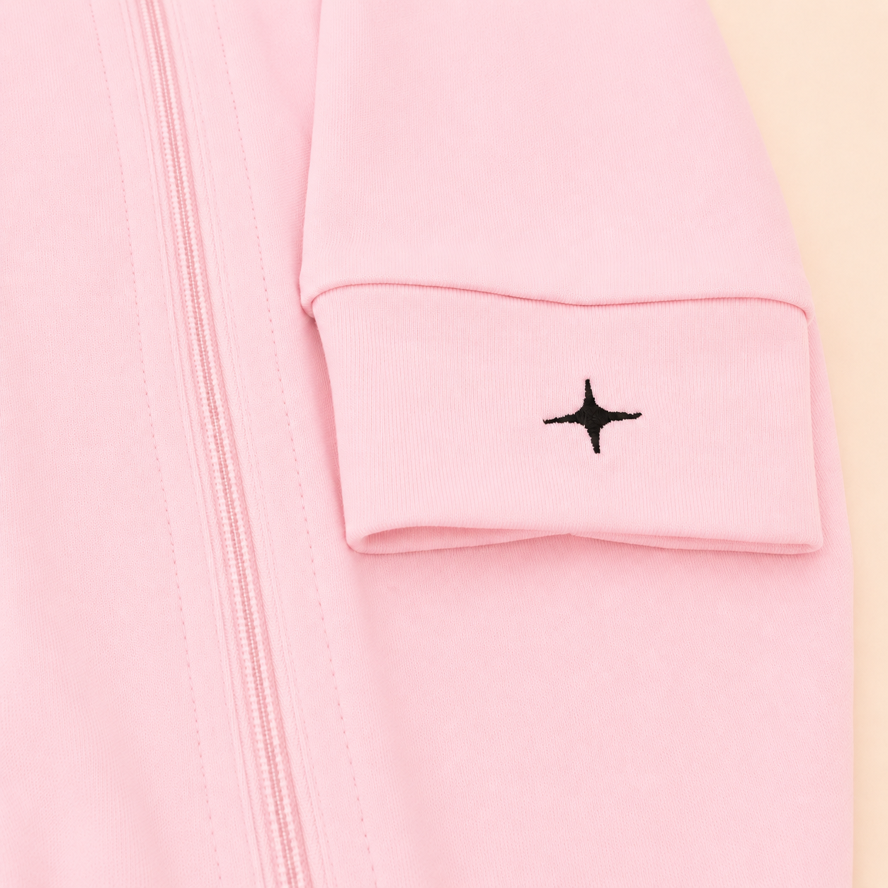 Unfooted Sleeper Blush Pink