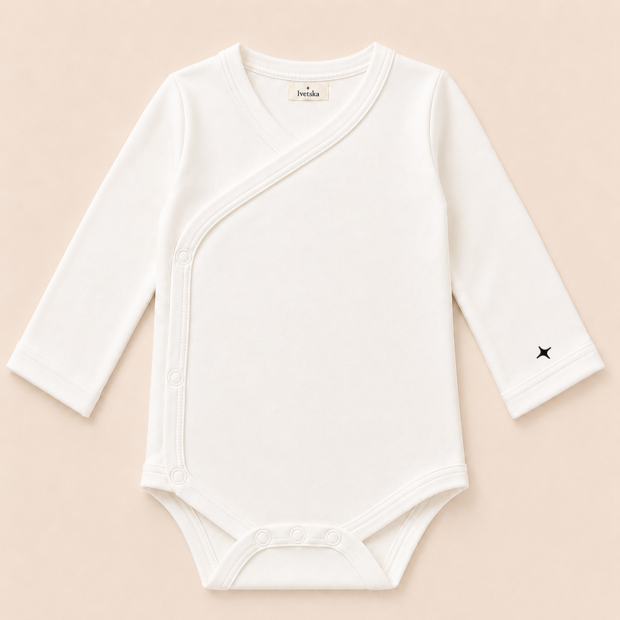 Kimono Onesie  Soft White