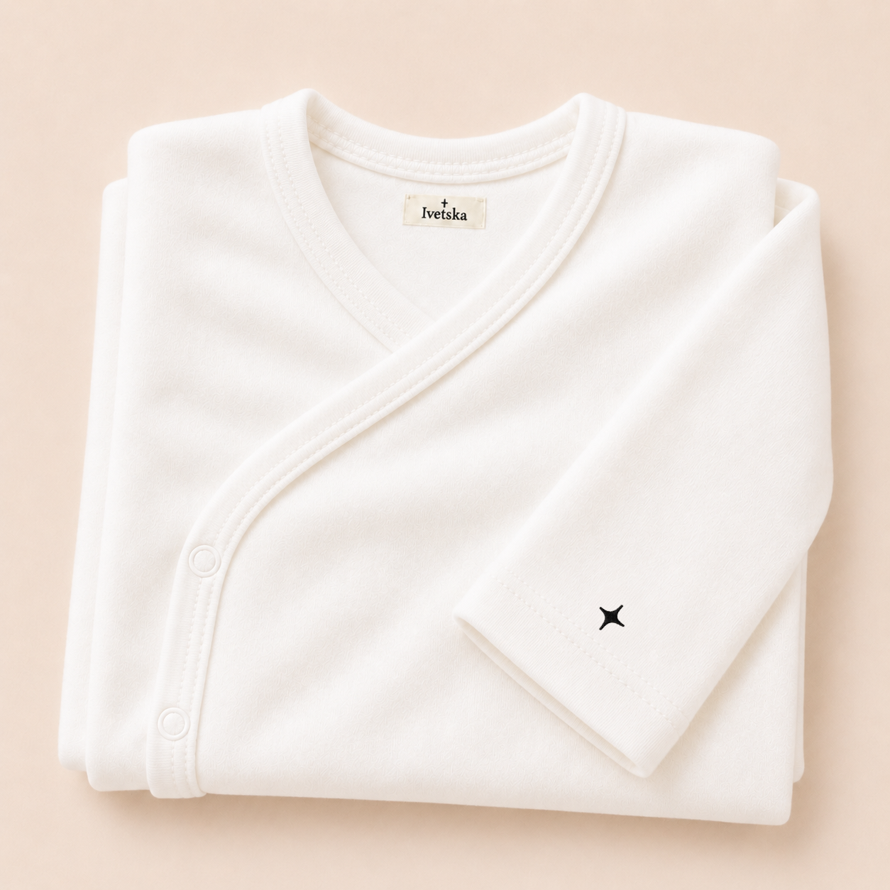 Kimono Onesie  Soft White