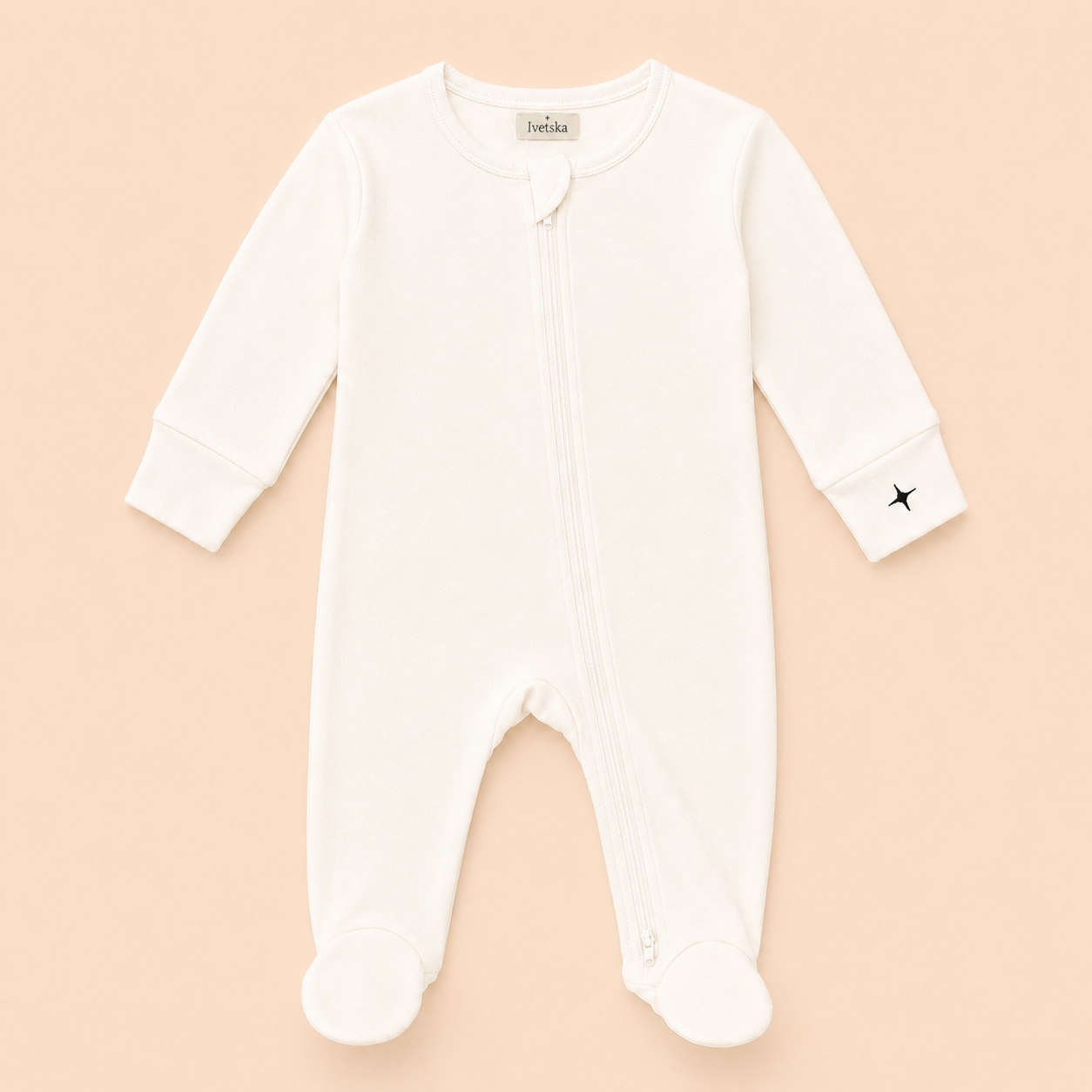 Footed Sleeper Soft White