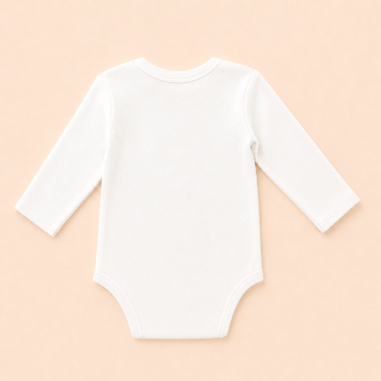 Long Sleeve Bodysuit Soft White